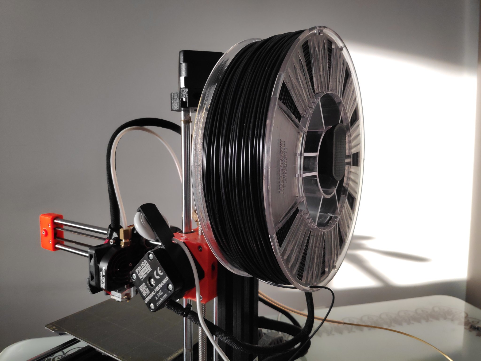 Giá đỡ cuộn filament đơn giản cho Prusa Mini+