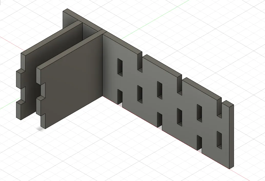 Hộp phân tách với các chấu nhô ra