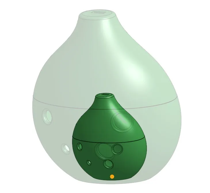 Ocarina mini 6 lỗ cho máy in resin