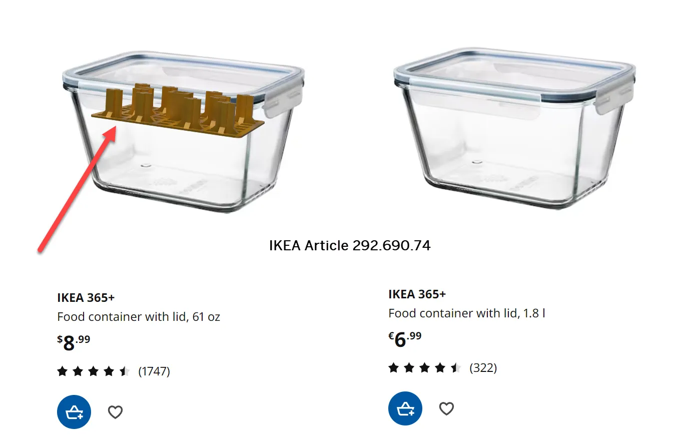 Pusher giữ rau củ lên men dưới chất lỏng cho bình thủy tinh IK...