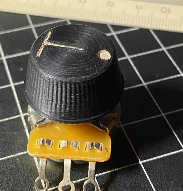 Núm Âm Lượng và Tông Độ phong cách Supro Valco (phù hợp với các biến trở trục chia kiểu Mỹ)