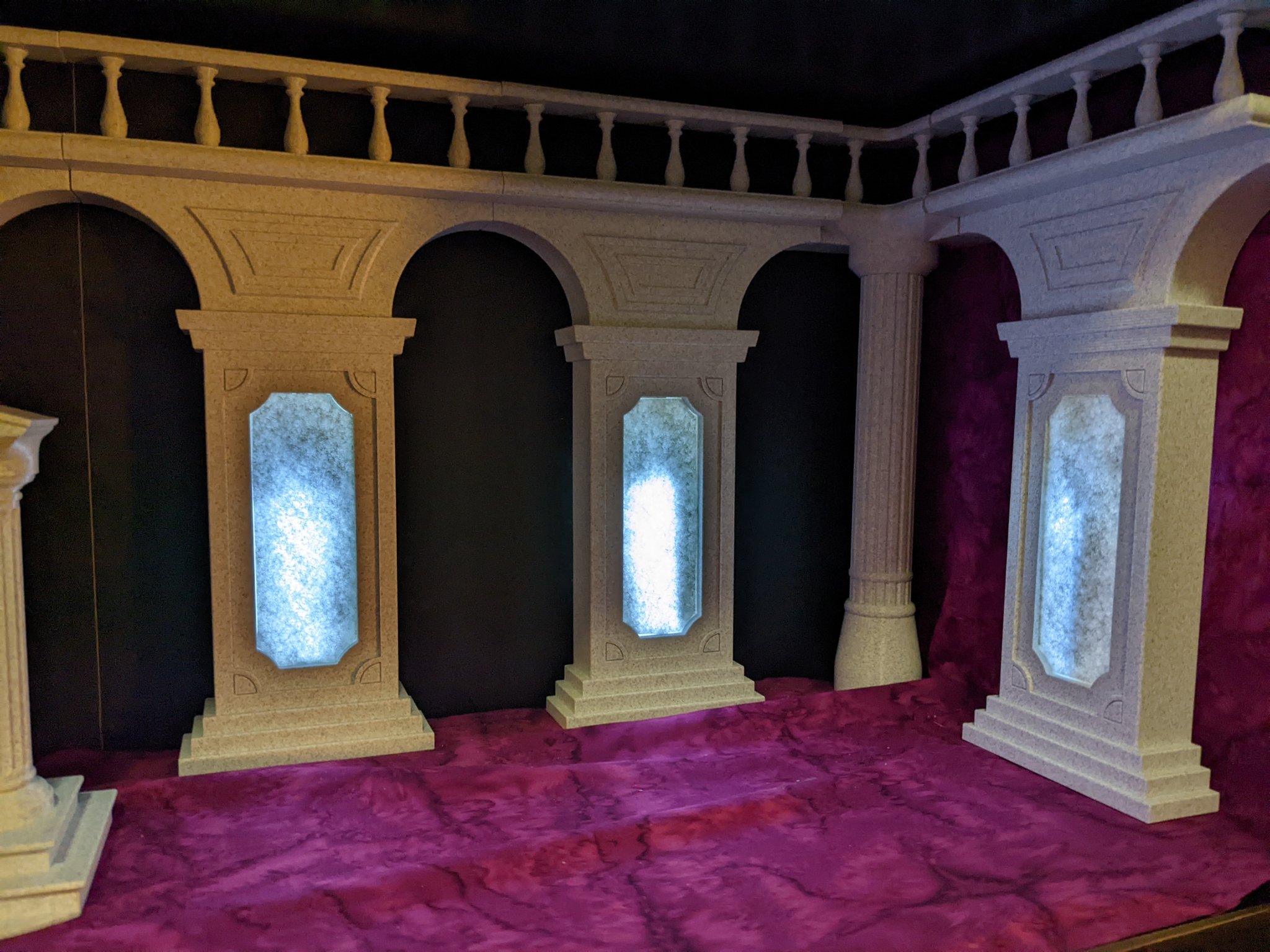 Mô hình kiến trúc giá sách chủ đề Overlord