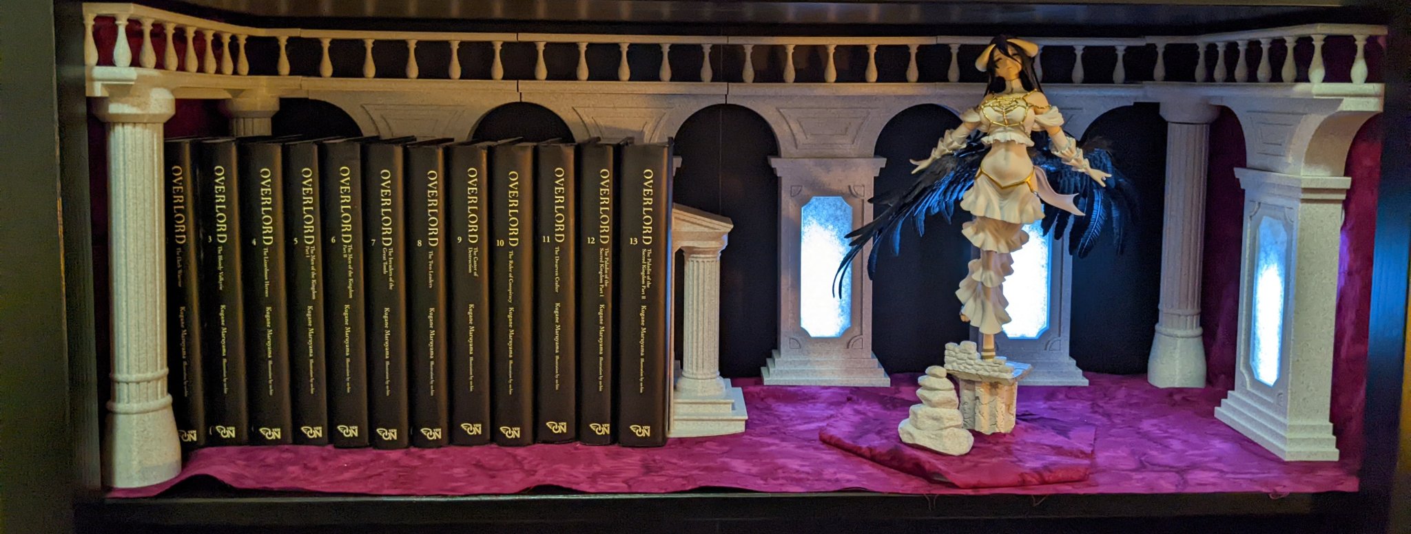 Mô hình kiến trúc giá sách chủ đề Overlord