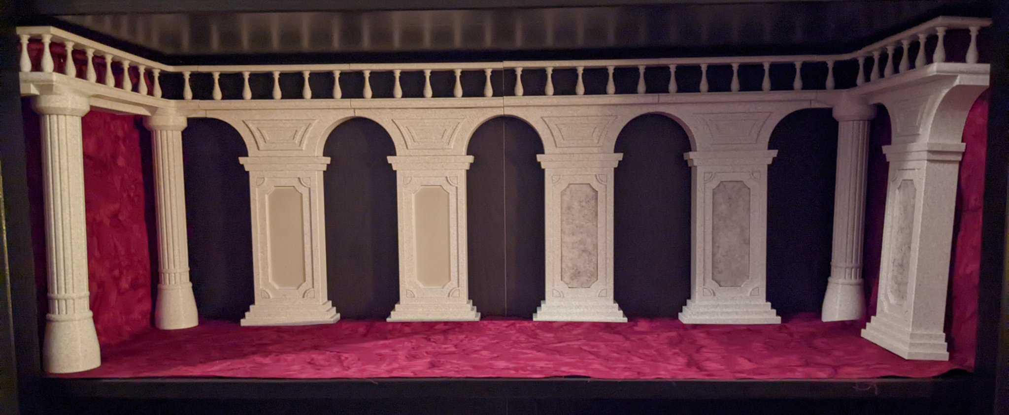 Mô hình kiến trúc giá sách chủ đề Overlord