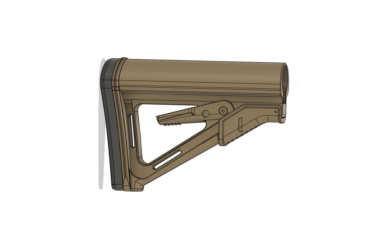 Giá đỡ điều chỉnh cho AR15 từ Print Your 2A