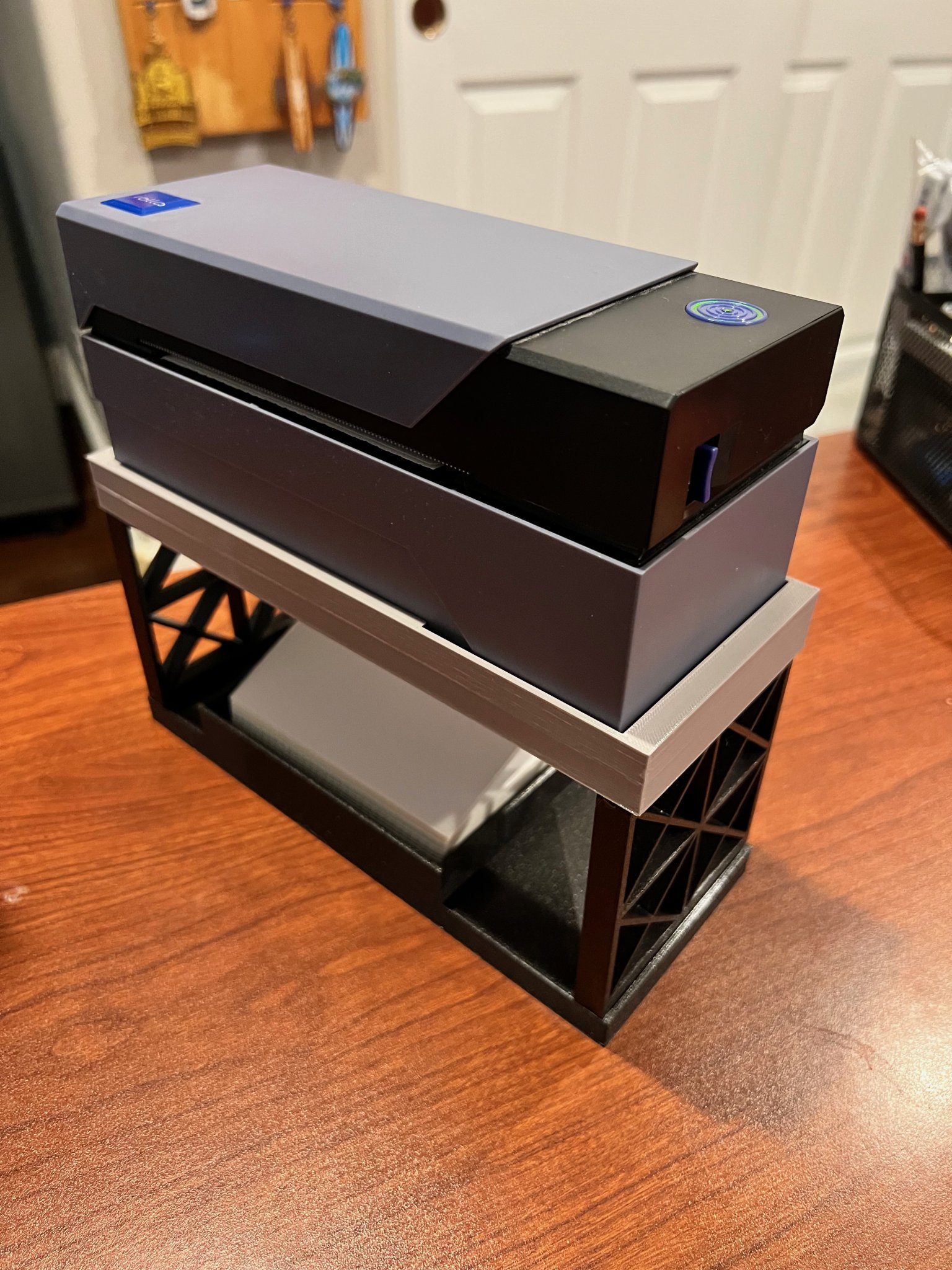 Giá đỡ máy in nhiệt Rollo với giá đỡ nhãn cuộn