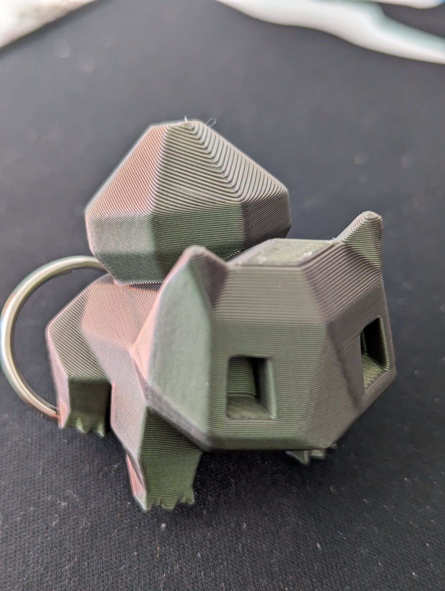 Móc khóa Bulbasaur phong cách low poly