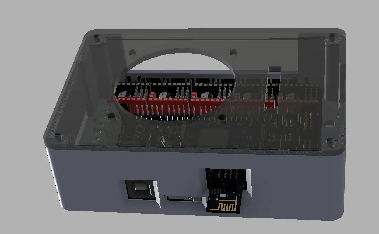 Vỏ SKR 1.4 với giá đỡ quạt 50mm