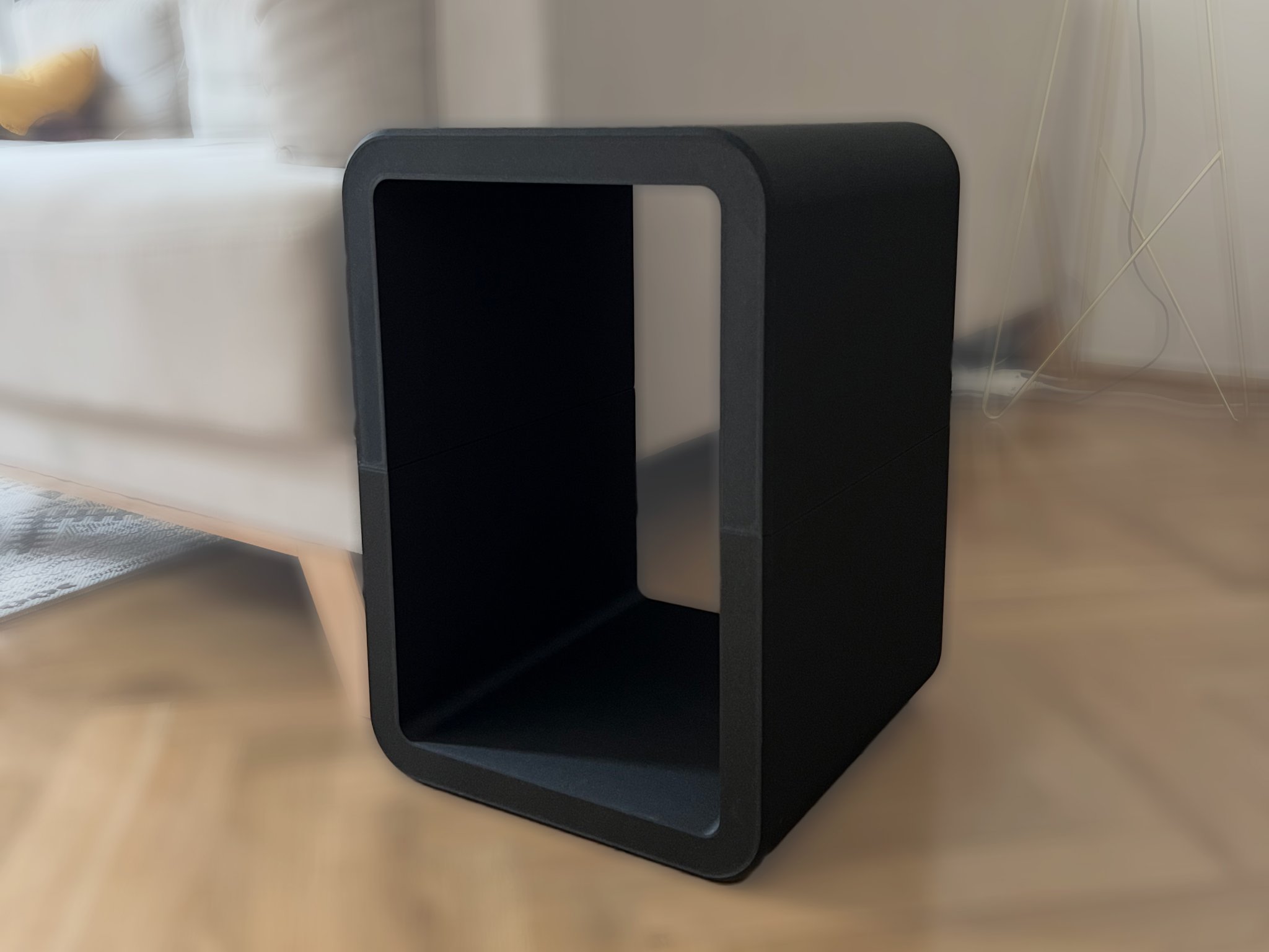 Ghế đẩu tối giản O_Stool in 3D cho không gian sống hiện đại