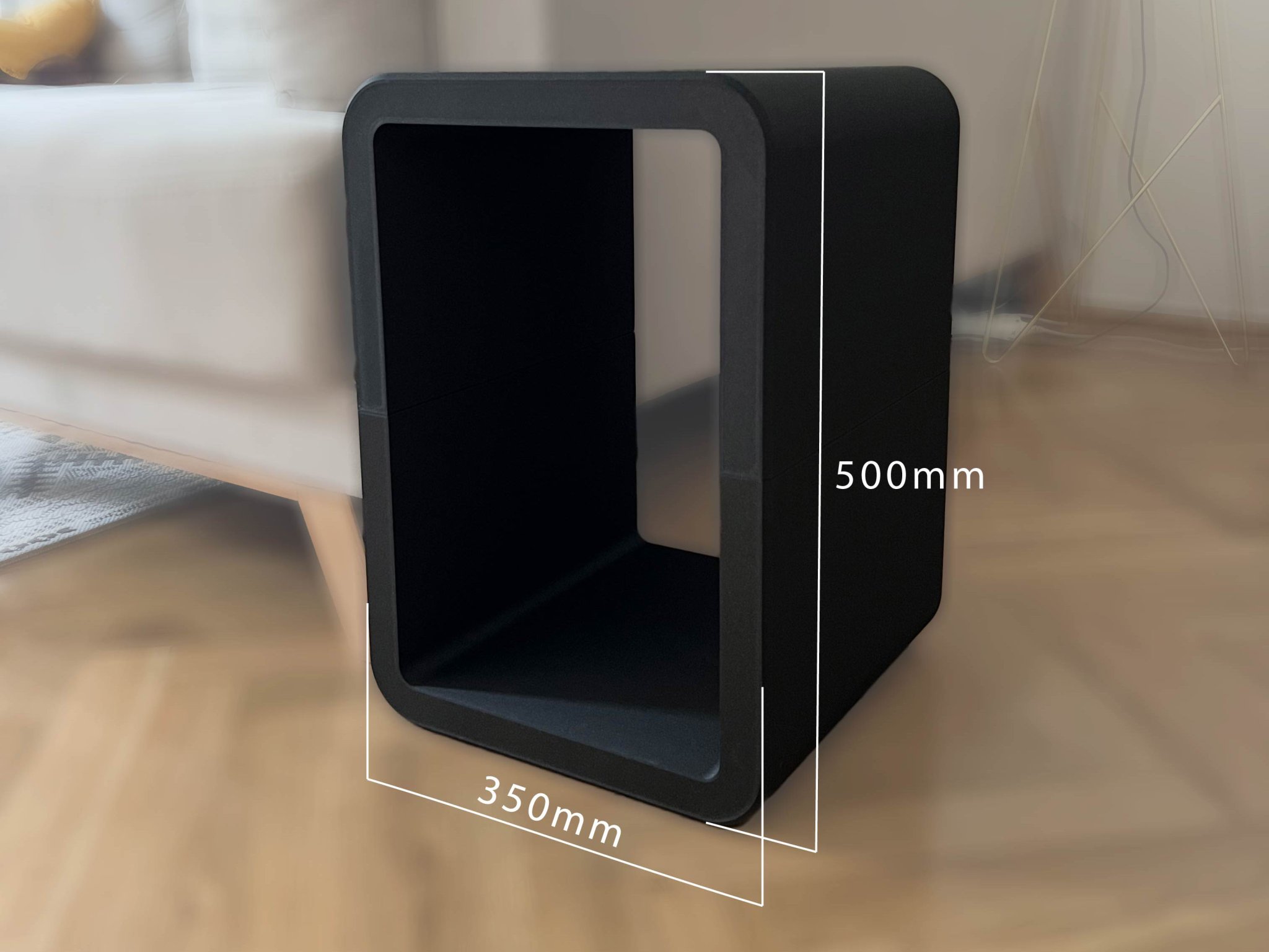 Ghế đẩu tối giản O_Stool in 3D cho không gian sống hiện đại