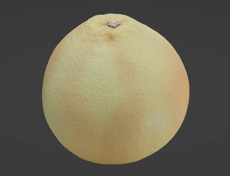 Bưởi 3D được tạo ra bằng công nghệ Photogrammetry