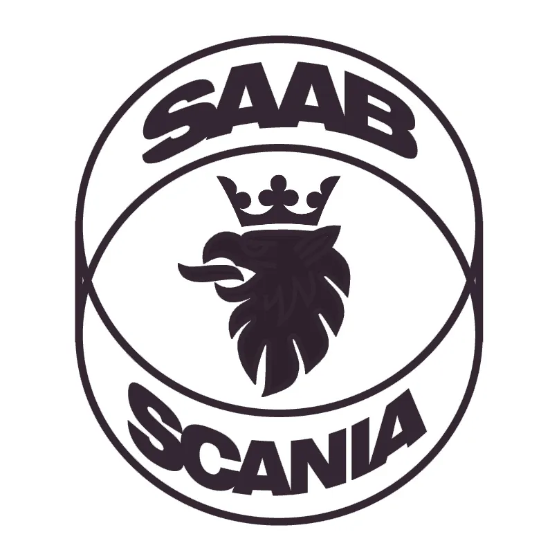 Biểu tượng SANIA SAAB với hướng dẫn làm bảng tên 3D