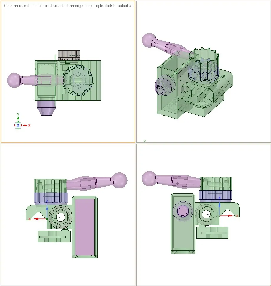 Cải tiến đầu dừng cho xe đẩy máy tiện mini