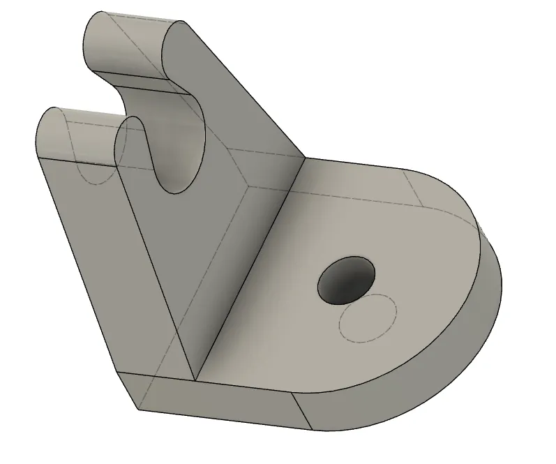 Giá đỡ thay thế cho jalousie bowden