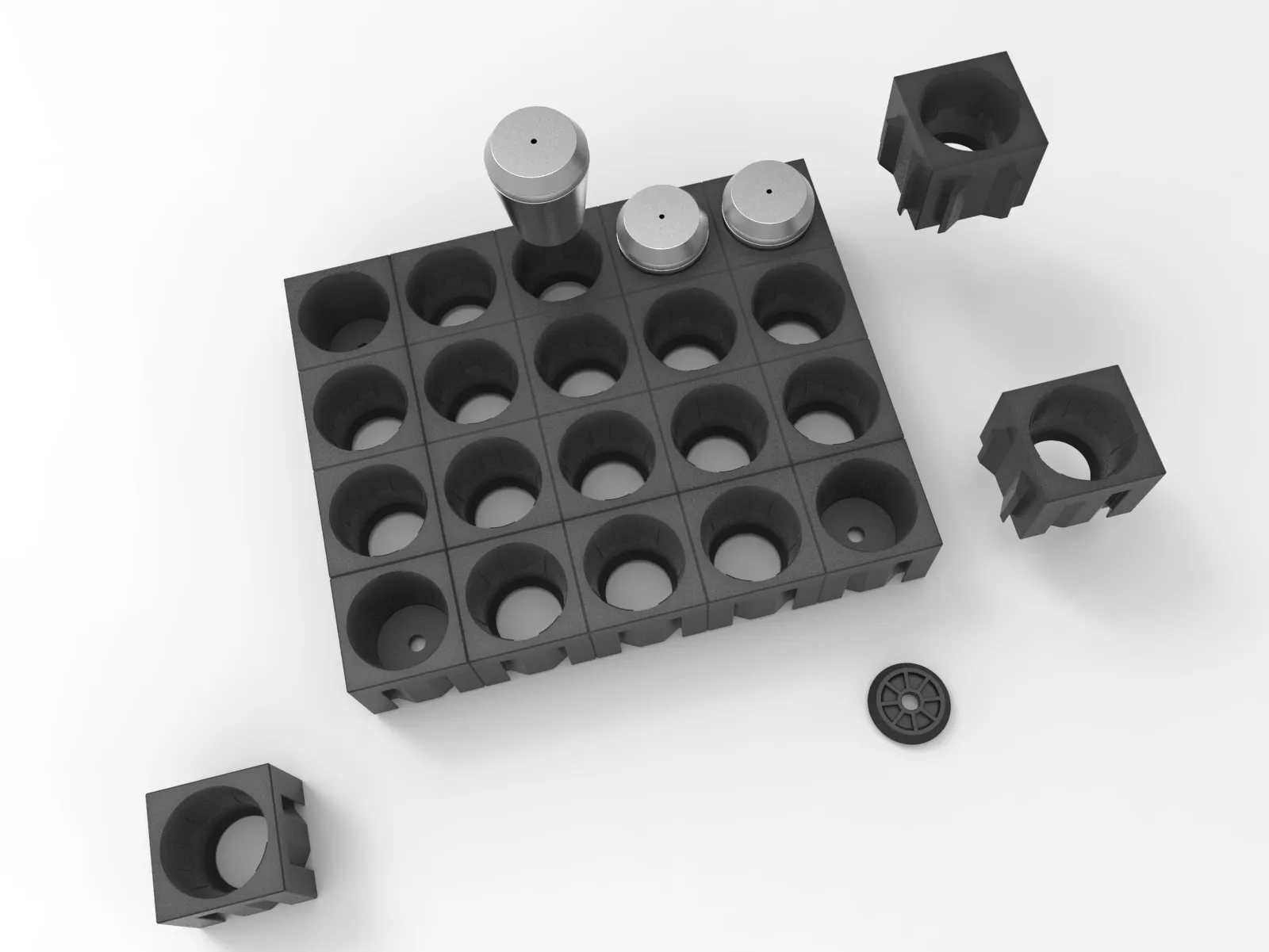 Giá đỡ collet ER32 mô-đun với đế lắp đặt