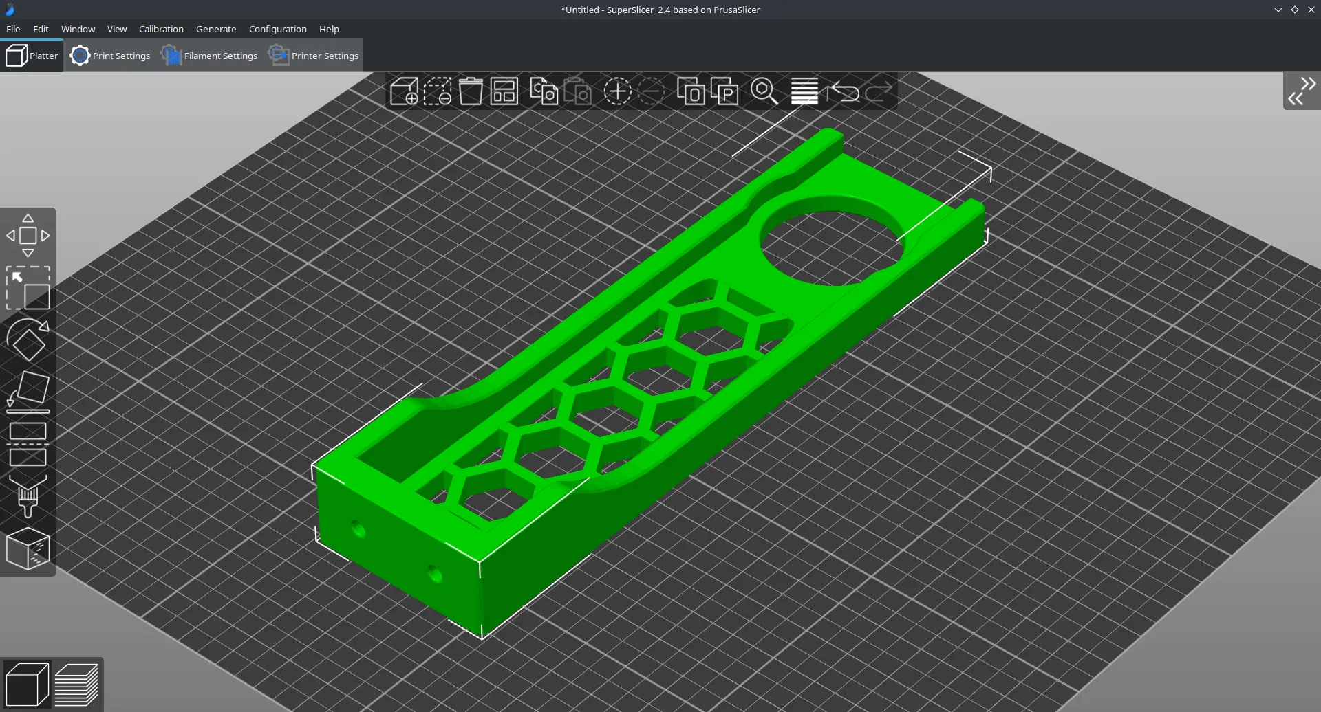 Bảng đỡ cuộn filament cải tiến cho máy in Tarantula