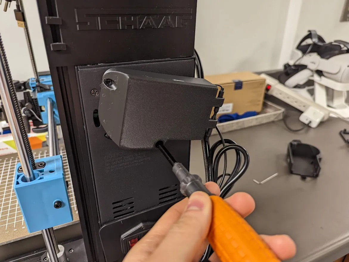 Giá đỡ Orange Pi Zero 2 gắn trên quạt PSU để làm mát chủ động