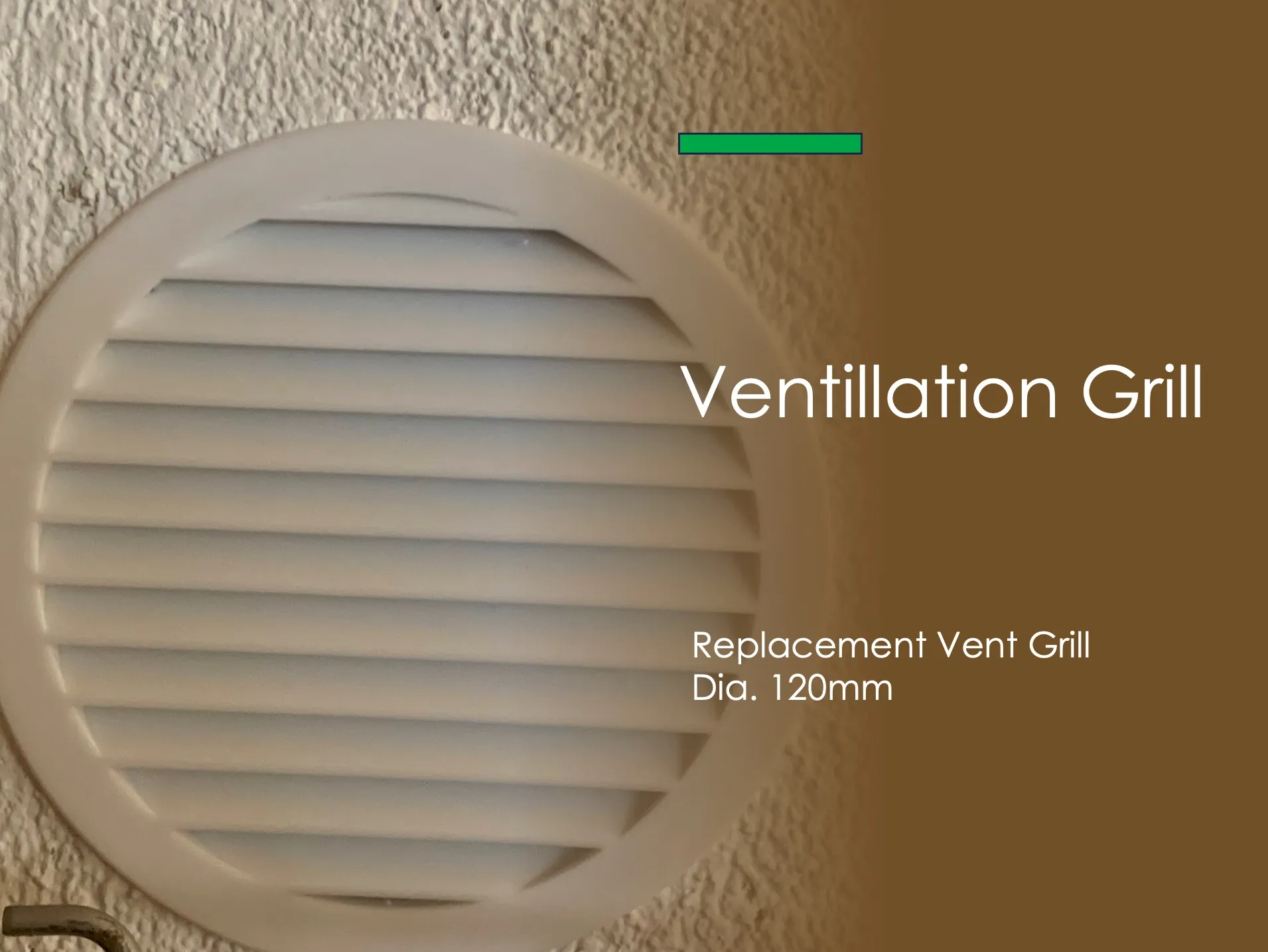 Lưới thông gió chống muỗi cho ống thông gió 120mm