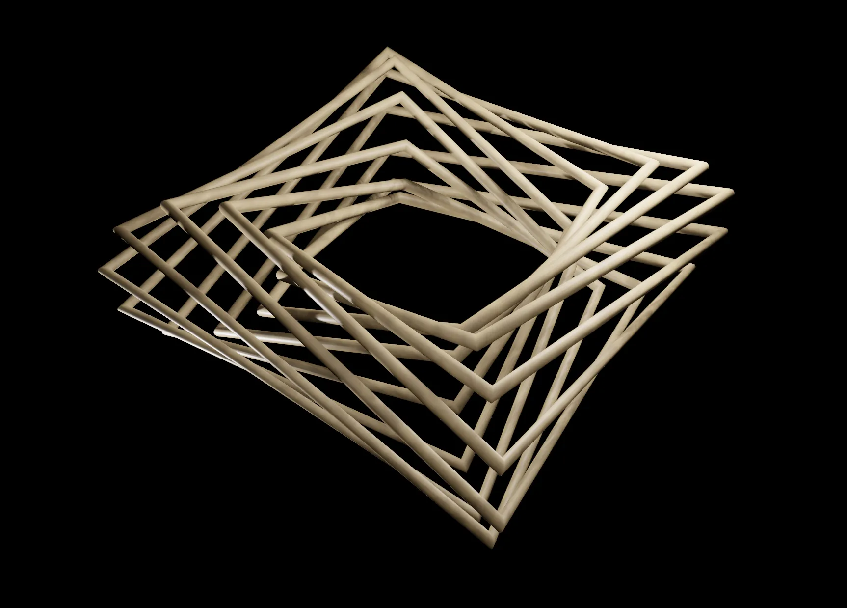 Trang trí hình học độc đáo cho không gian sống