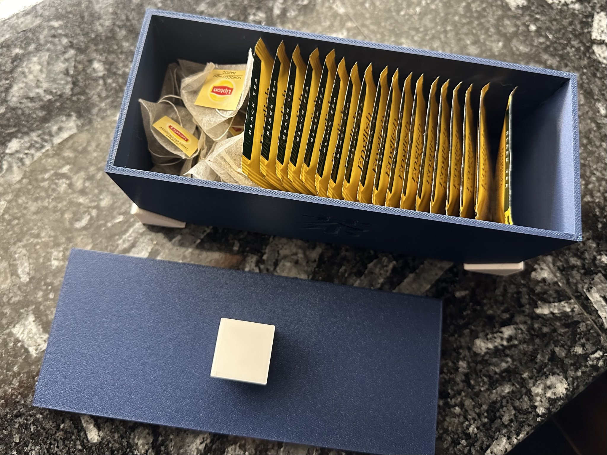 Hộp trà 8x20cm trang trí chữ Trung Quốc 茶