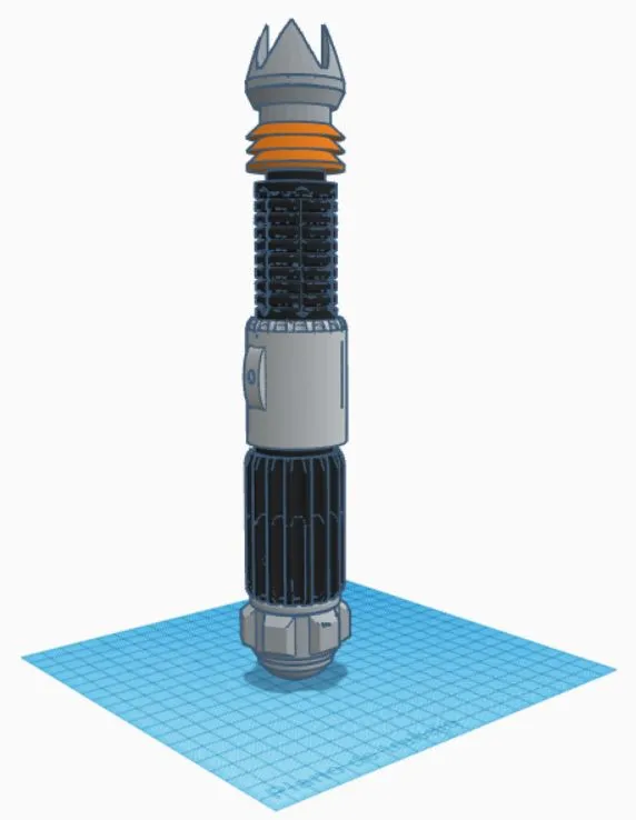 Sable laser tùy chỉnh với đế trưng bày