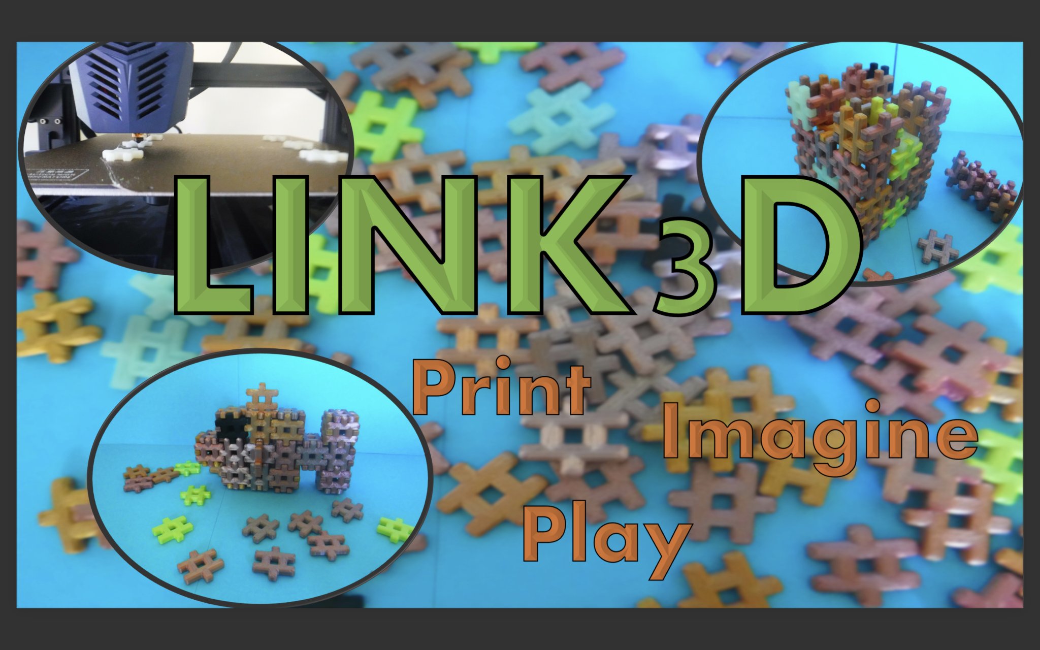 Bộ gạch kết nối in được Link3d tuyệt vời