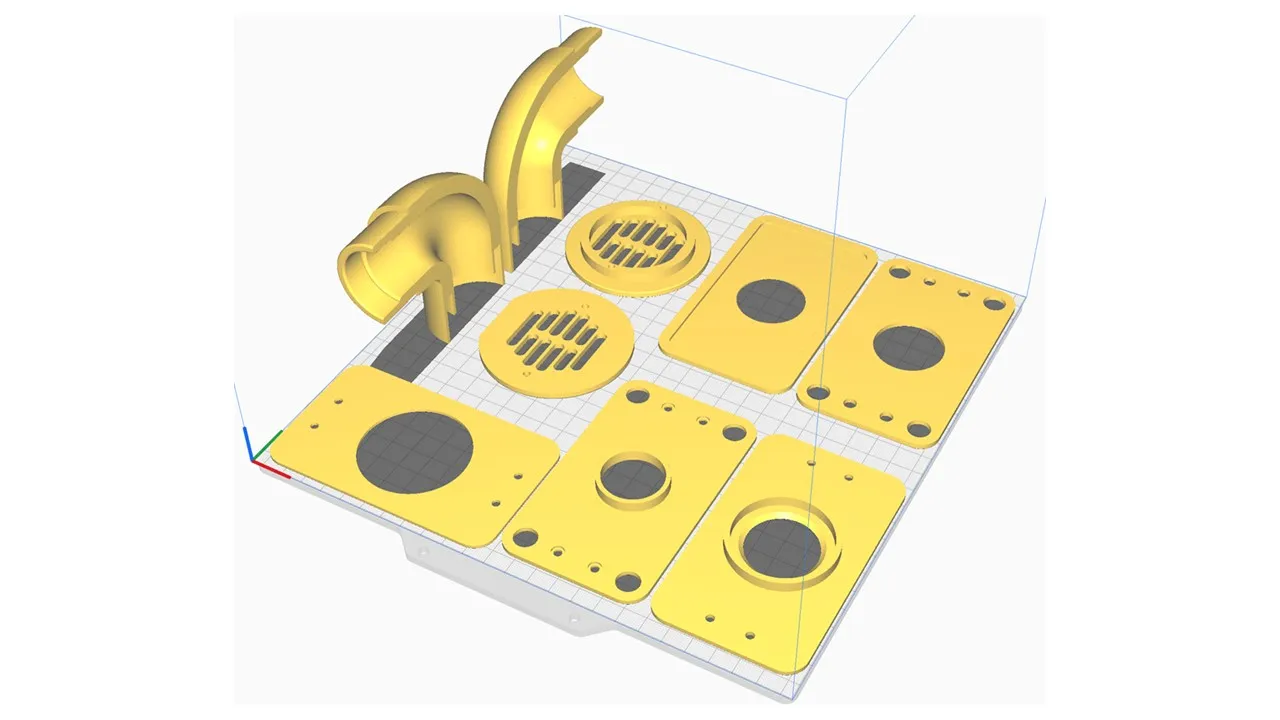 Bộ điều chỉnh khói cho máy hút khói Kotto in nhựa resin