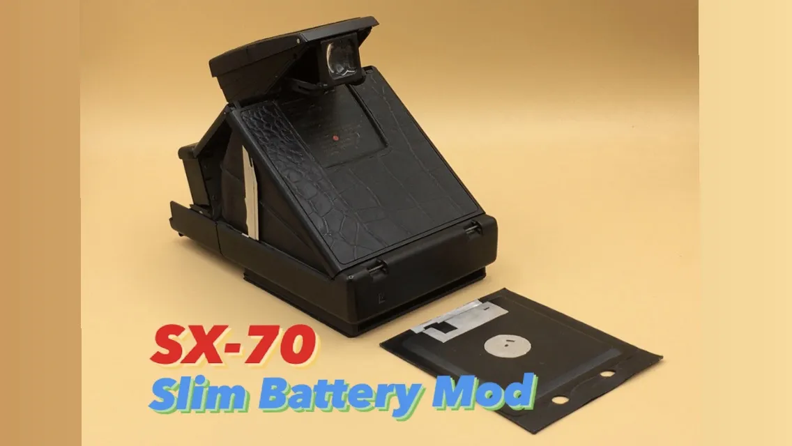 Giá đỡ pin Polaroid mỏng cho máy ảnh SX-70, CB-70, Impulse, 600 sử...