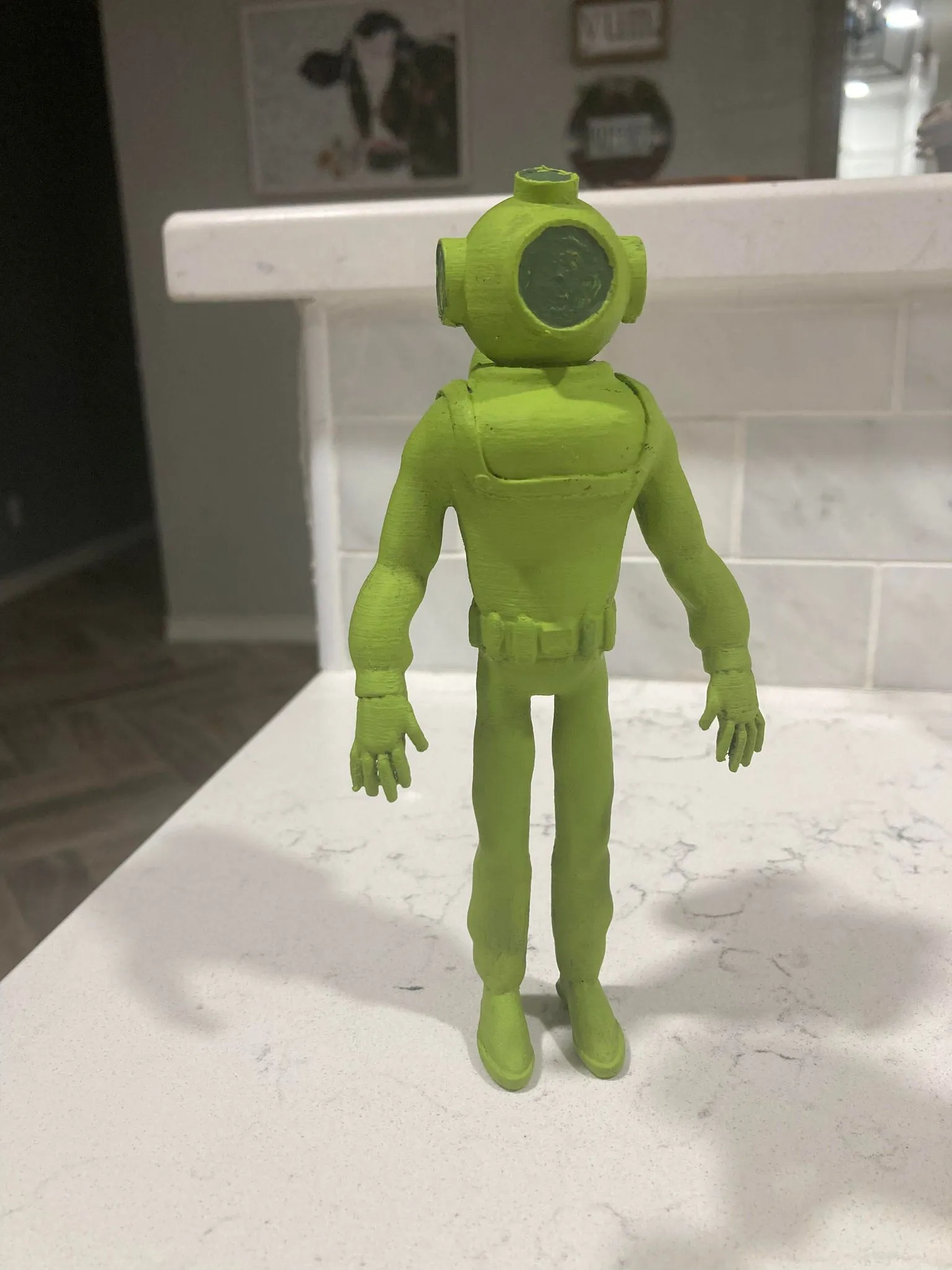 Captain Cutler từ Scooby Doo trong mô hình 3D