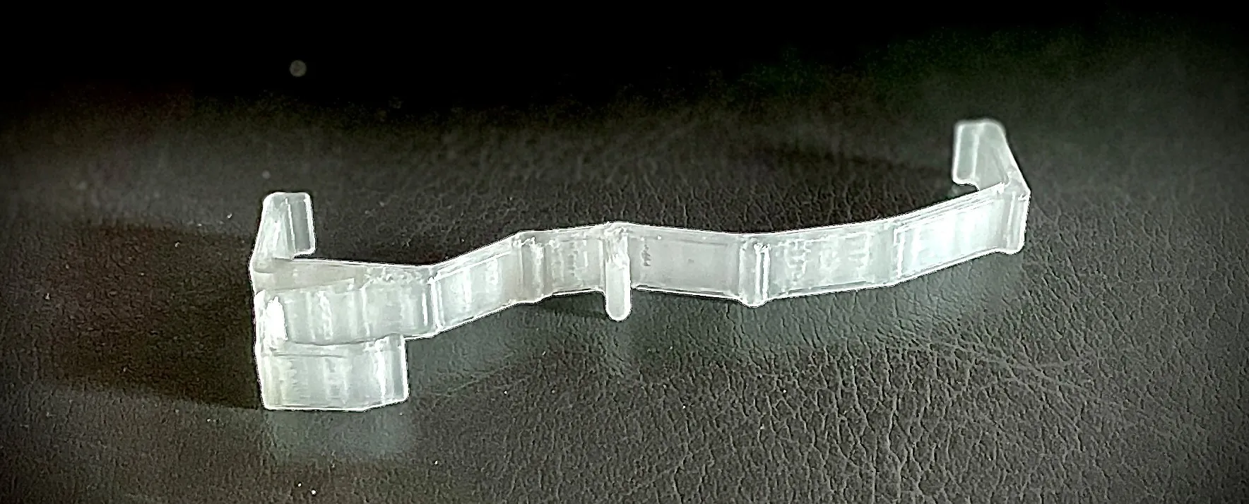 Kẹp valance nhựa trong cho rèm cửa "Blinds Unlimited