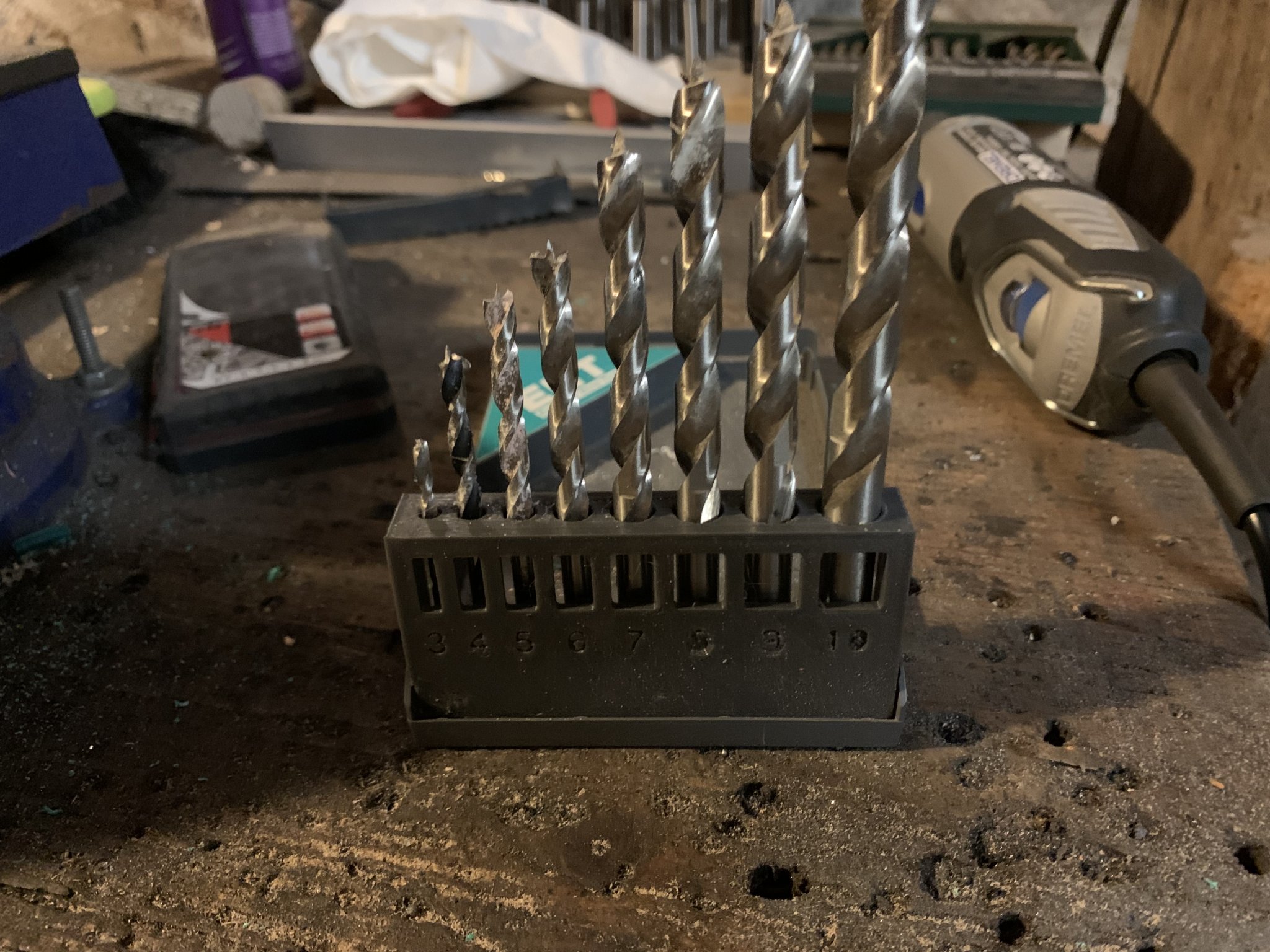 Giá đỡ cho mũi khoan thay thế bị hỏng