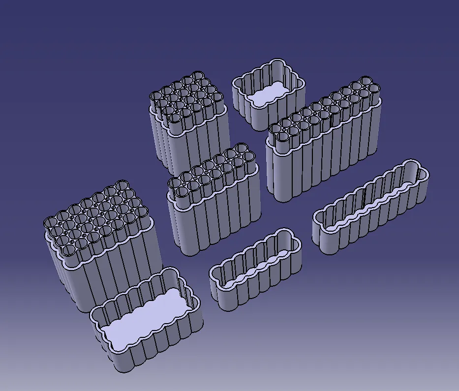 Hộp thuốc lá tự cuốn bằng vật liệu ASA và TPU