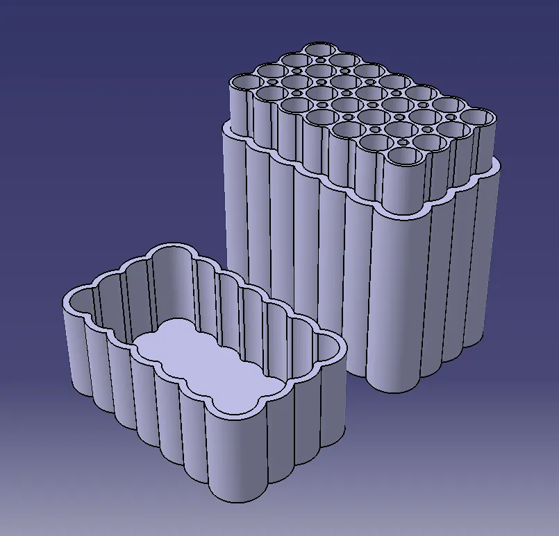 Hộp thuốc lá tự cuốn bằng vật liệu ASA và TPU