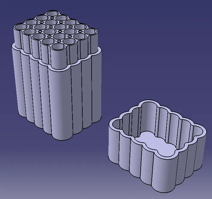 Hộp thuốc lá tự cuốn bằng vật liệu ASA và TPU