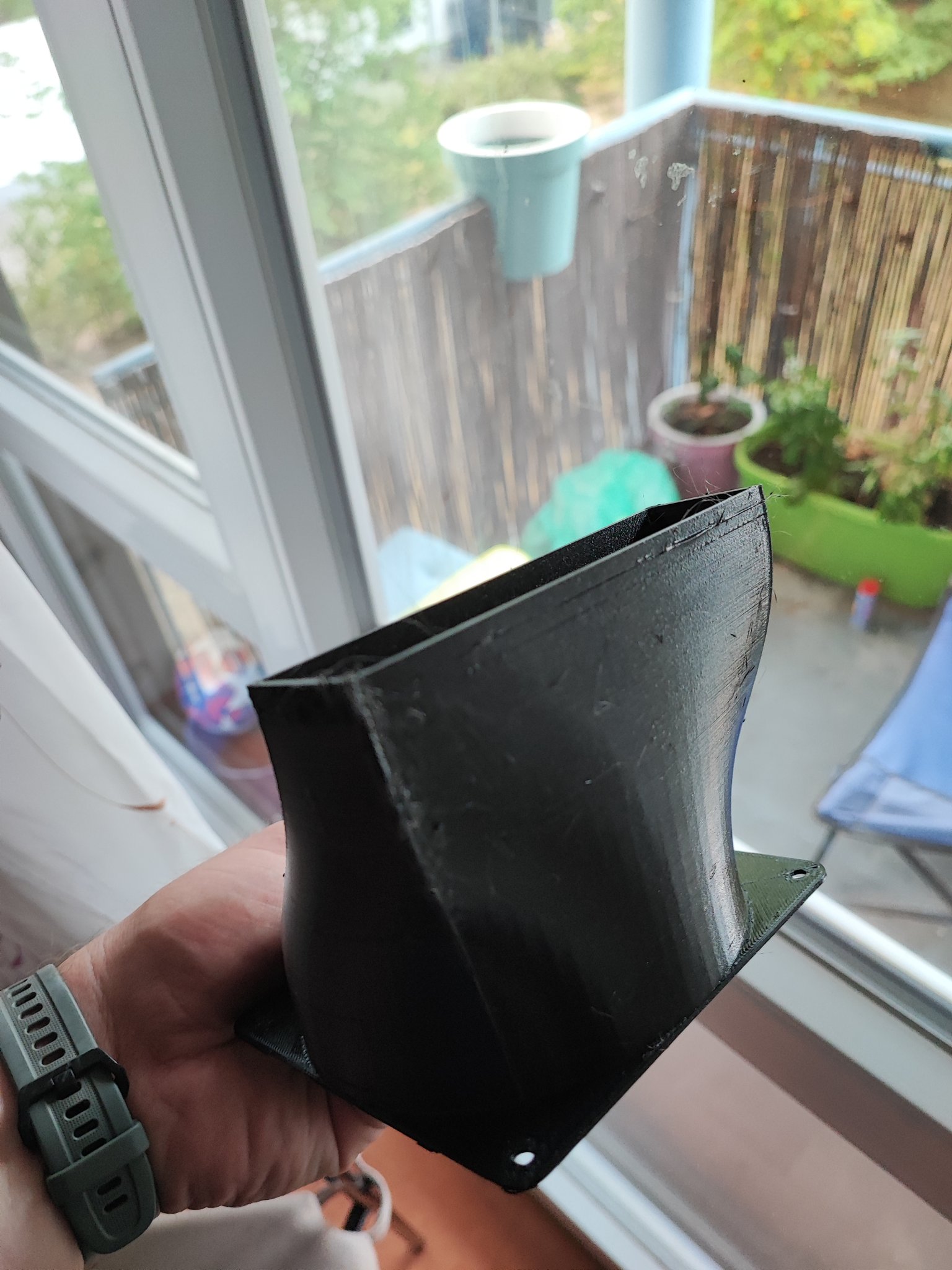 Kênh thông gió 120mm cho quạt trục 30mm x 120mm