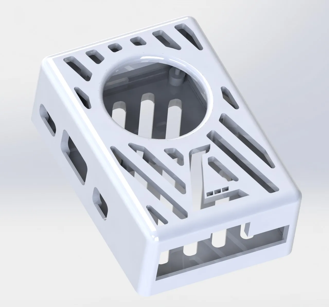 Vỏ máy tính Libre Renegade với khe v-slot