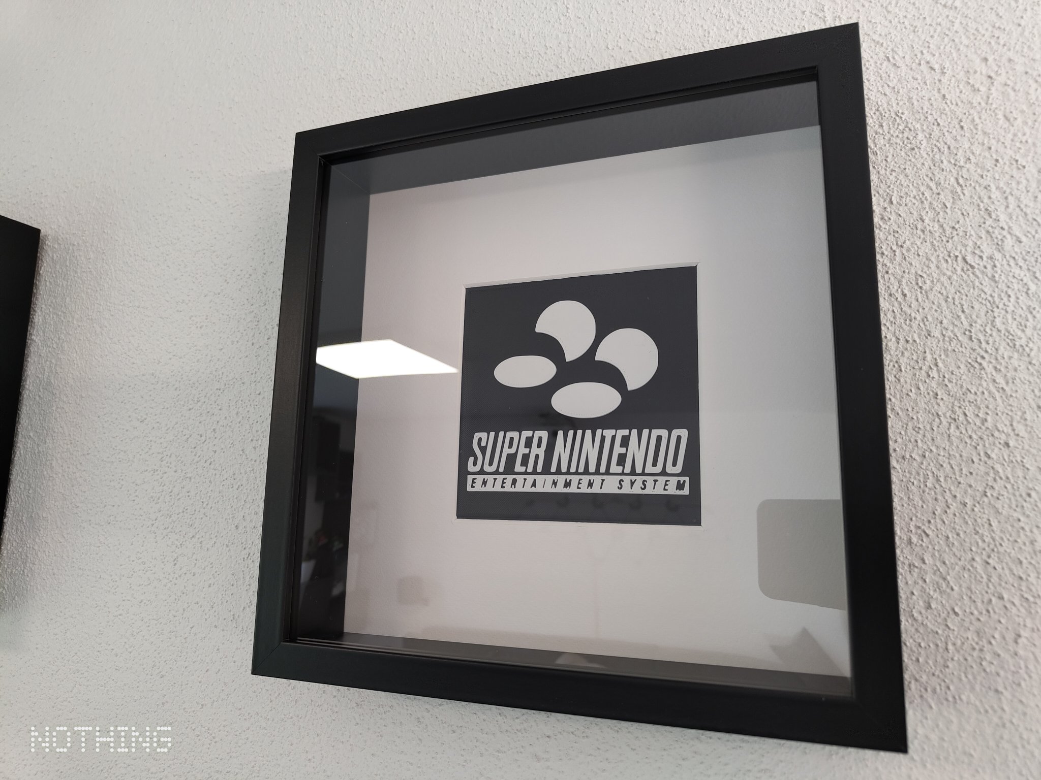 Nghệ thuật logo SNES cho khung tranh IKEA SANNAHED