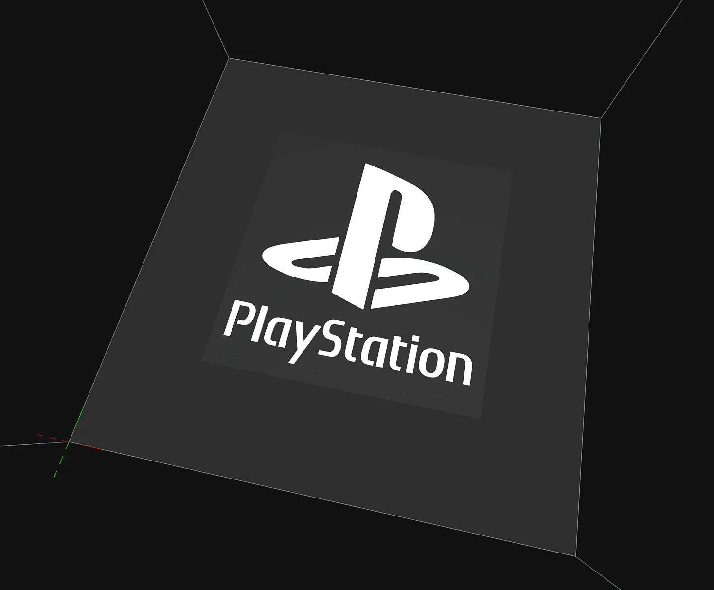 Nghệ thuật logo ORIG. PLAYSTATION cho khung SANNAHED của IKEA