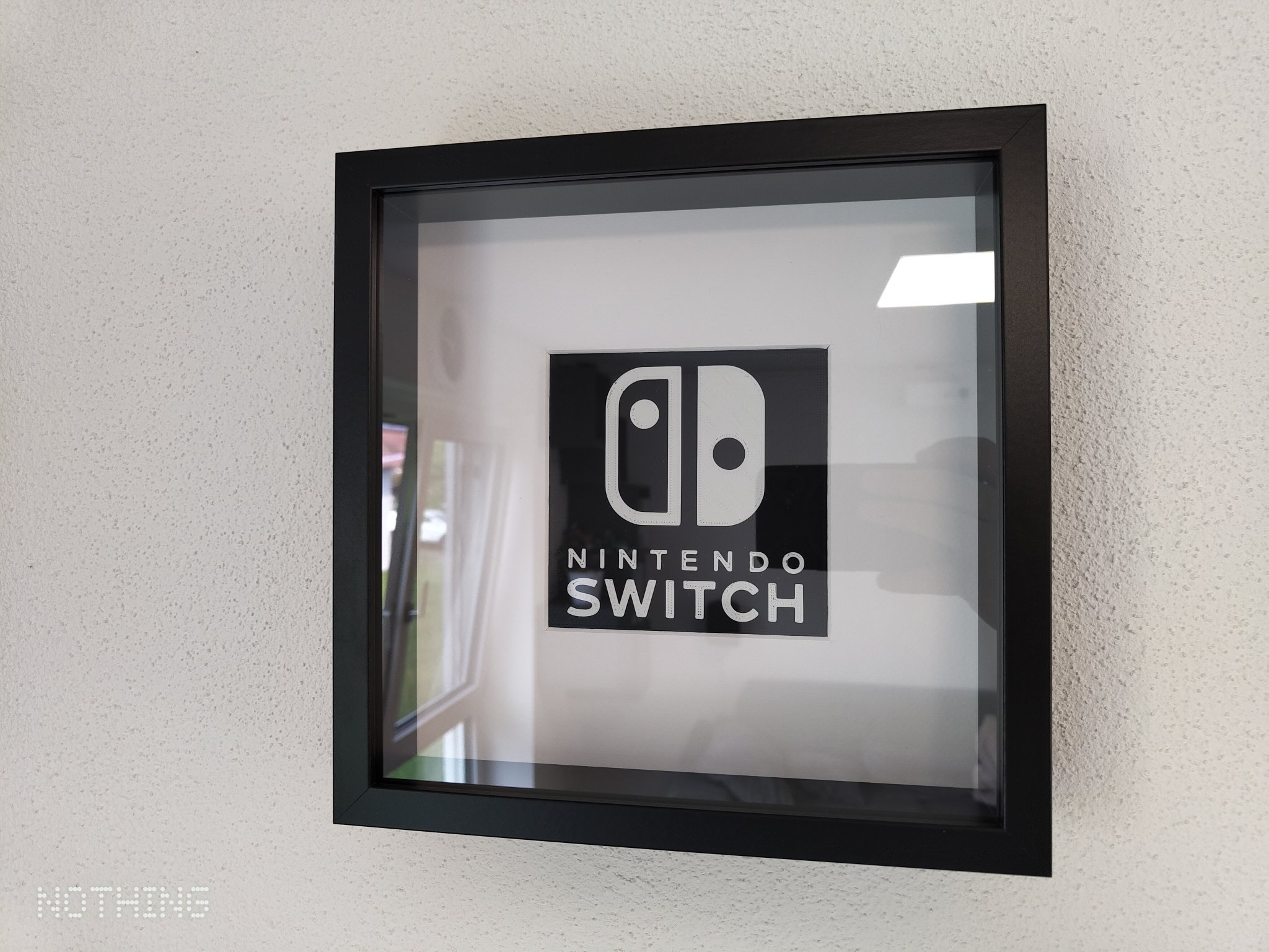 Nghệ thuật logo NINTENDO SWITCH cho khung SANNAHED của IKEA