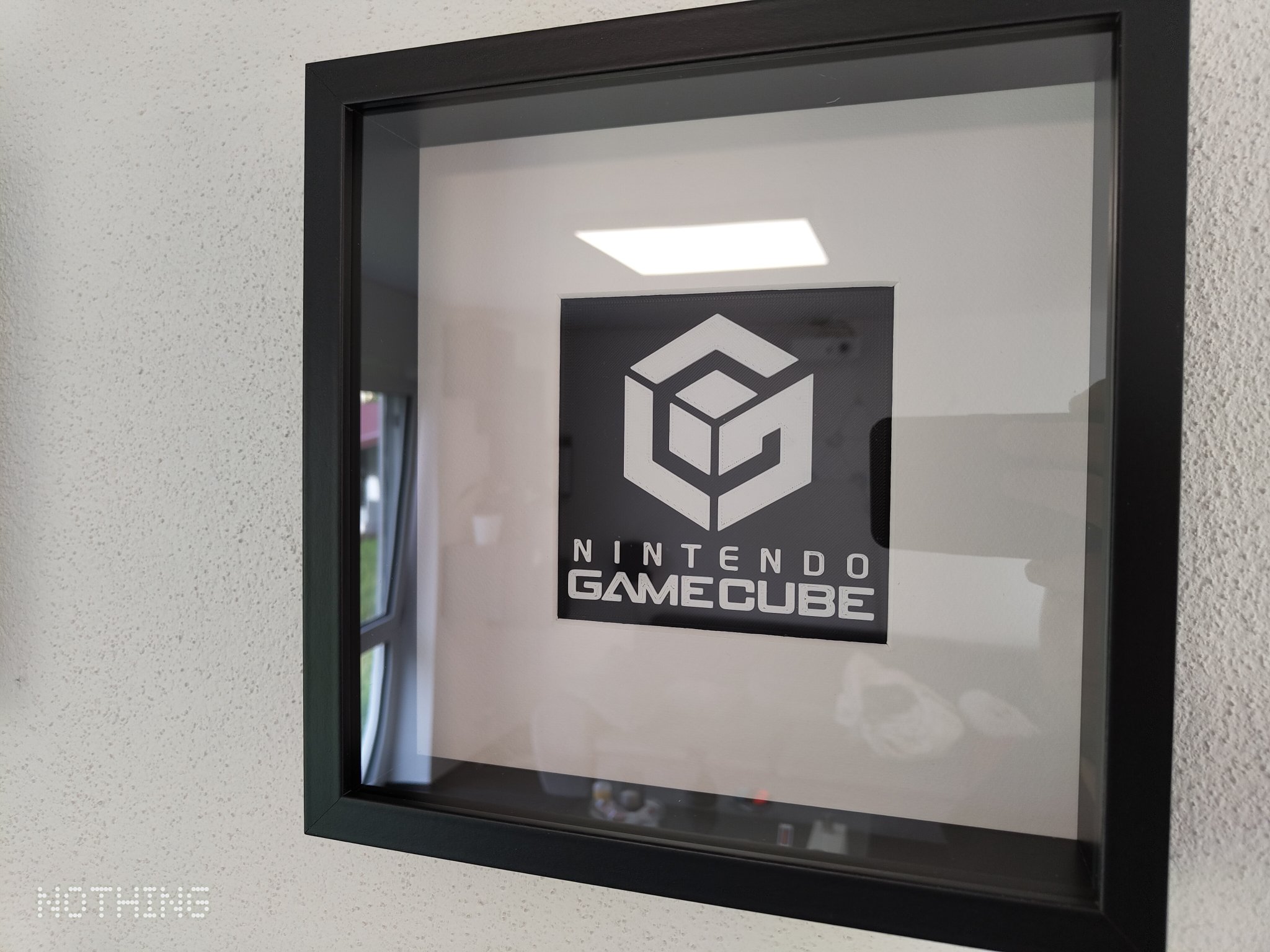 Logo NINTENDO GAMECUBE cho khung SANNAHED của IKEA