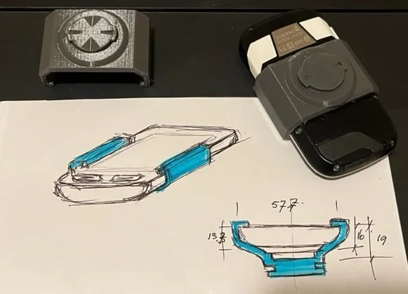 Bộ chuyển đổi Garmin Edge 1000 cho Lug bị hỏng