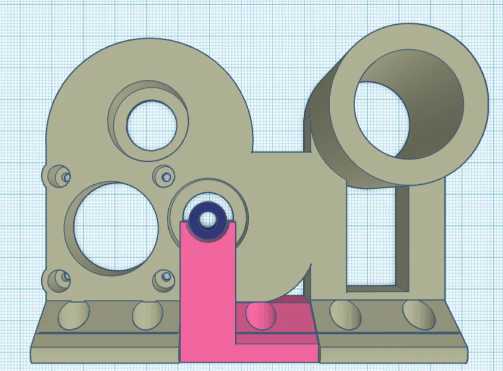 Giá đỡ hỗ trợ cho Recreator 3D MK6 Fun Size