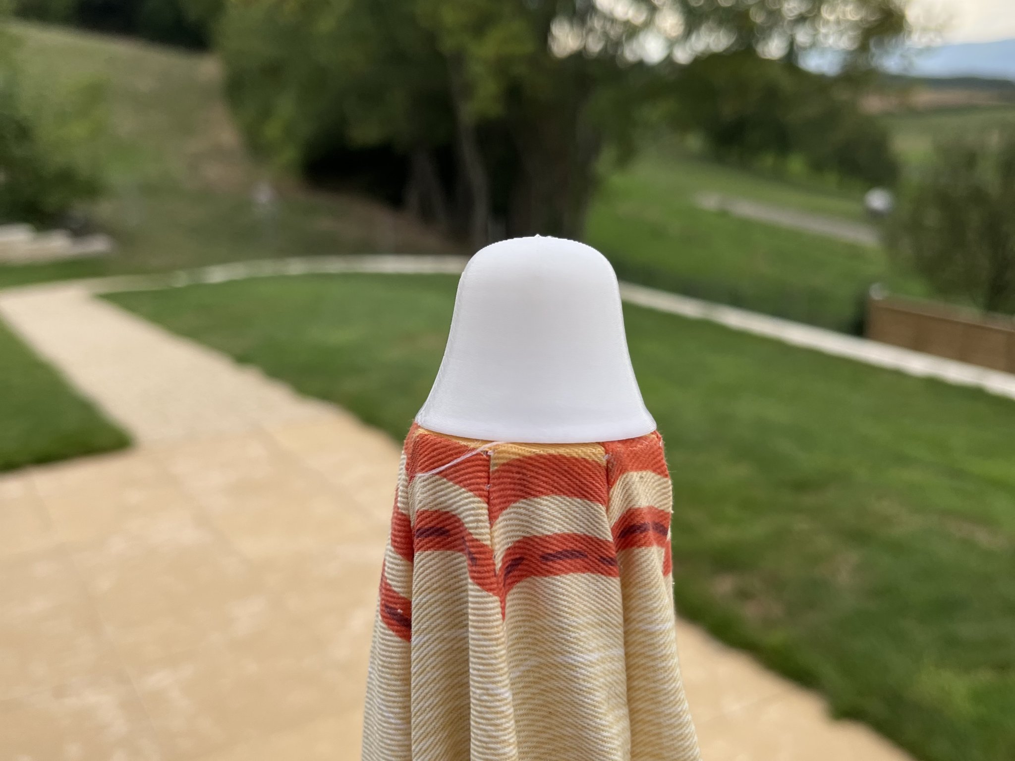 Đầu của ô che nắng cho mô hình 3D