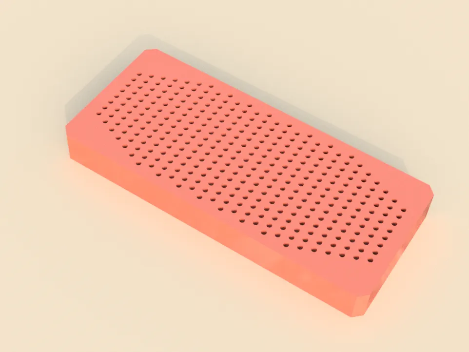 Nắp che thông gió với lưới ngăn côn trùng - Thiết kế tham số