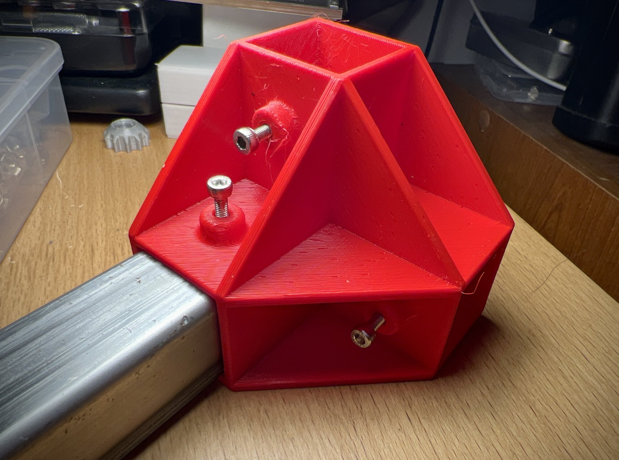 Giá đỡ góc cho ống thép 25.4mm không cần khoan lỗ