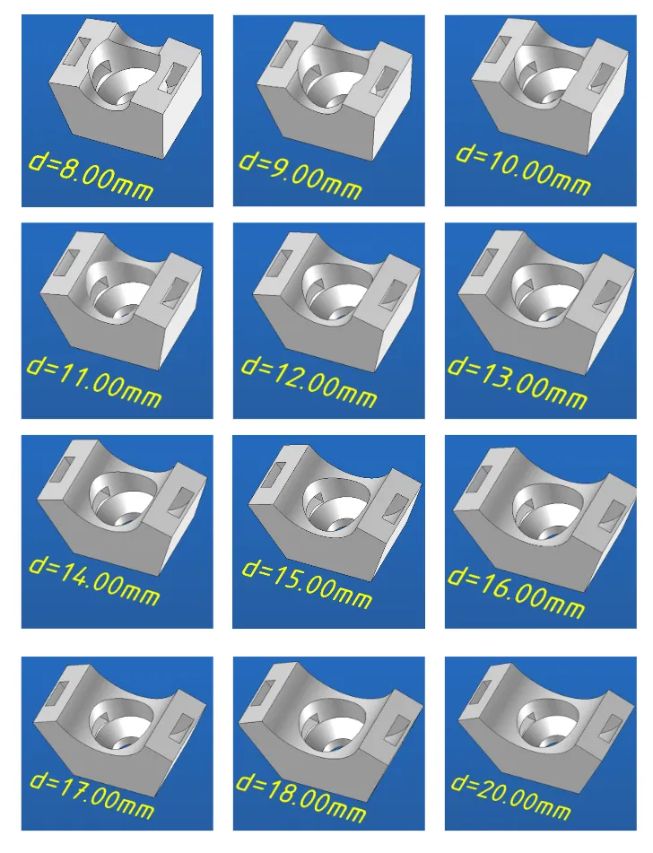 Giá đỡ ống cho dây buộc tự khóa nhiều kích thước