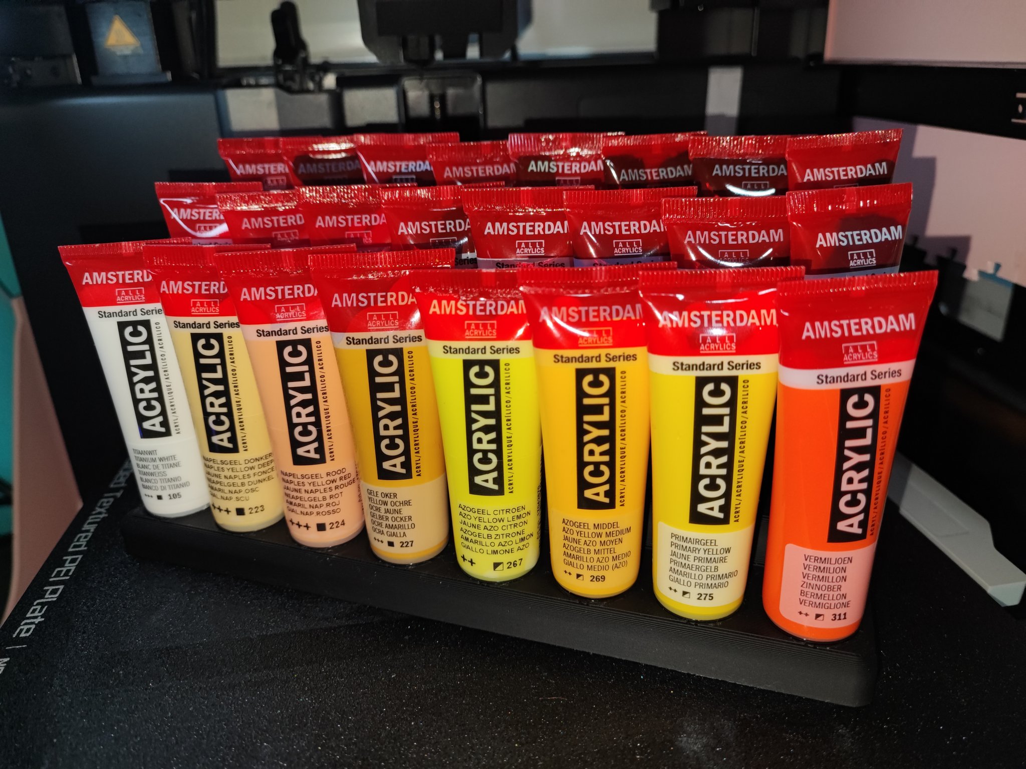 Giá đỡ màu acrylic Amsterdam cho 24 ống 20ml