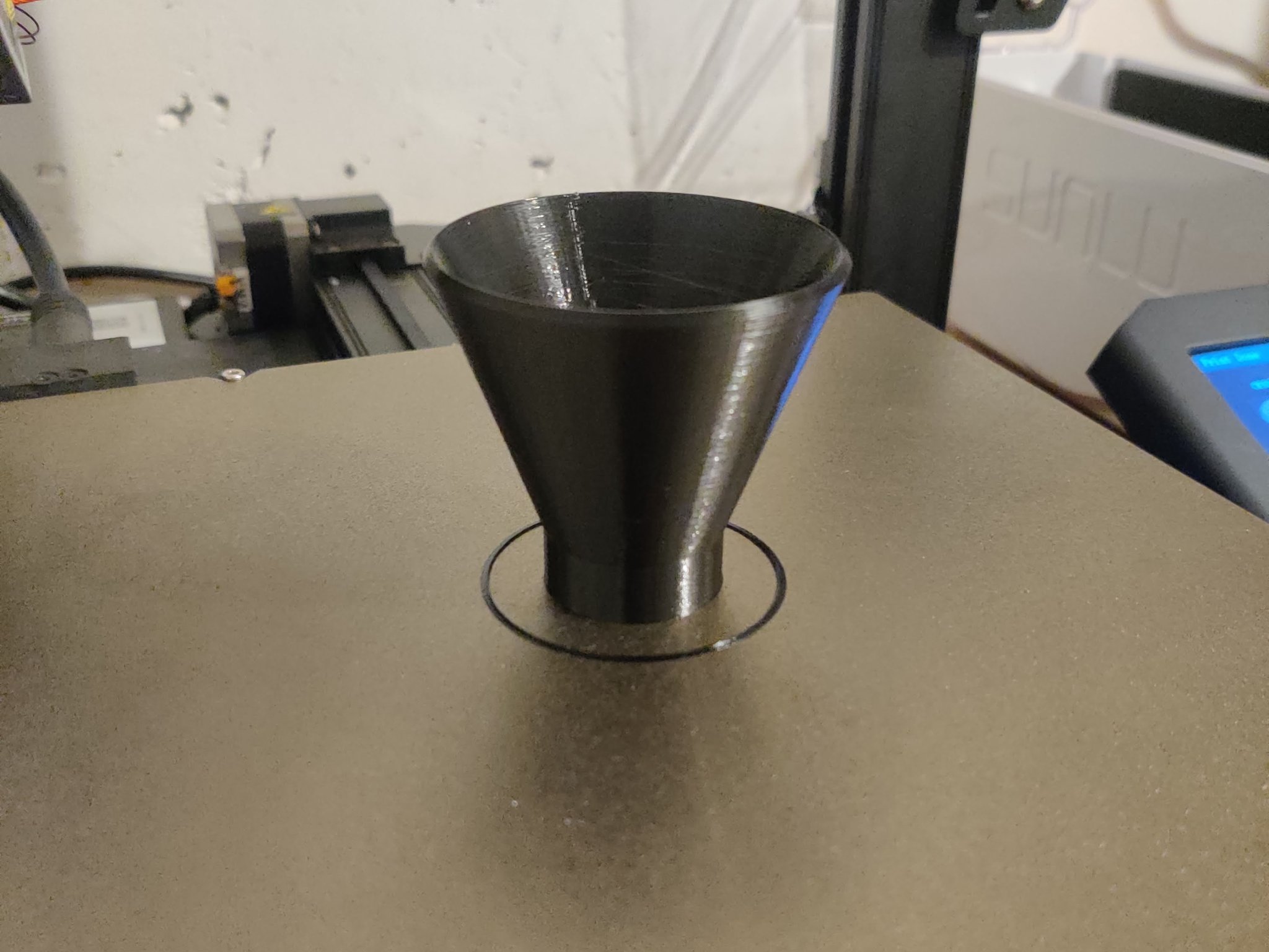 V funnels cho chai PET có thể vặn vào