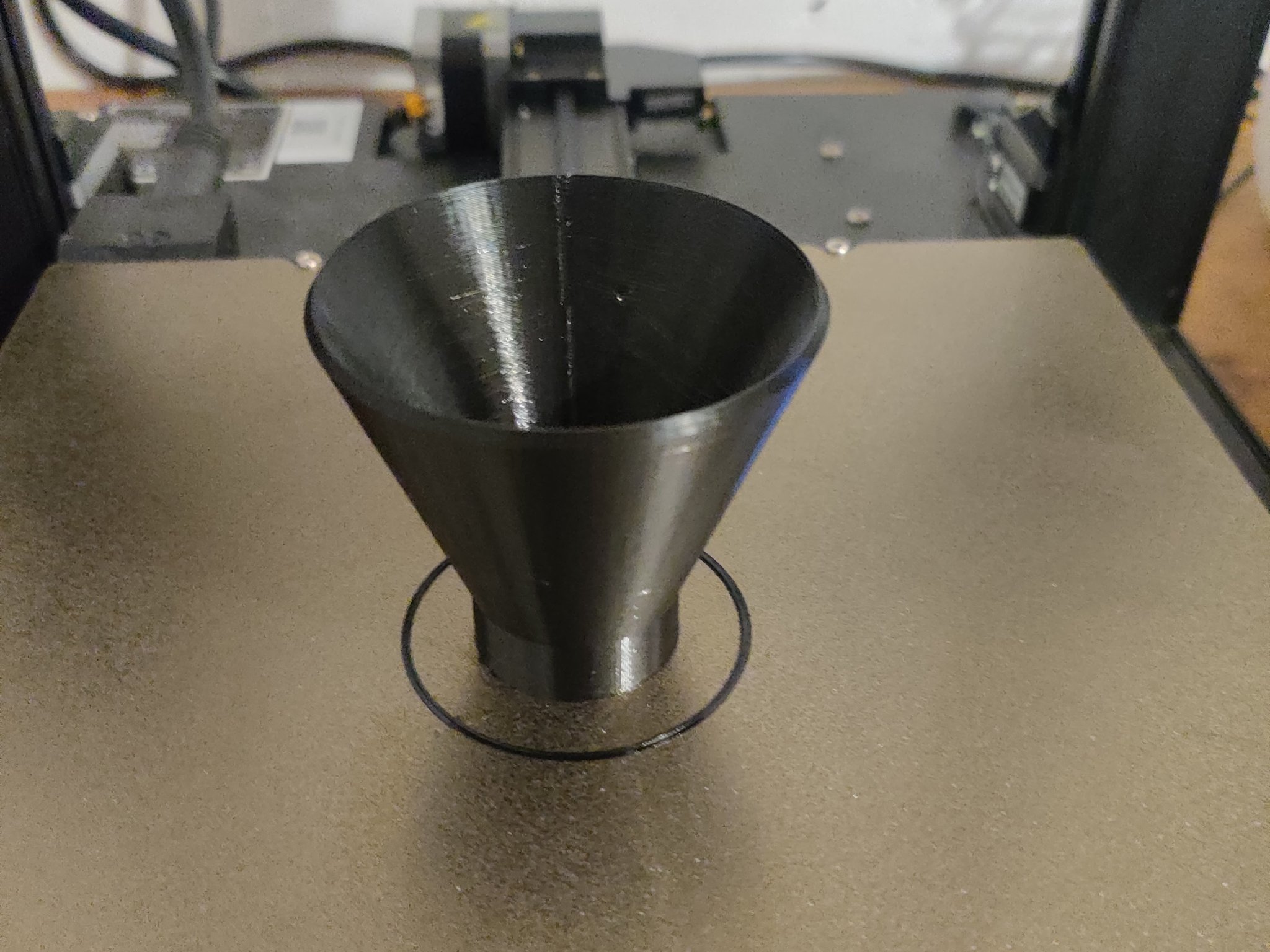 V funnels cho chai PET có thể vặn vào