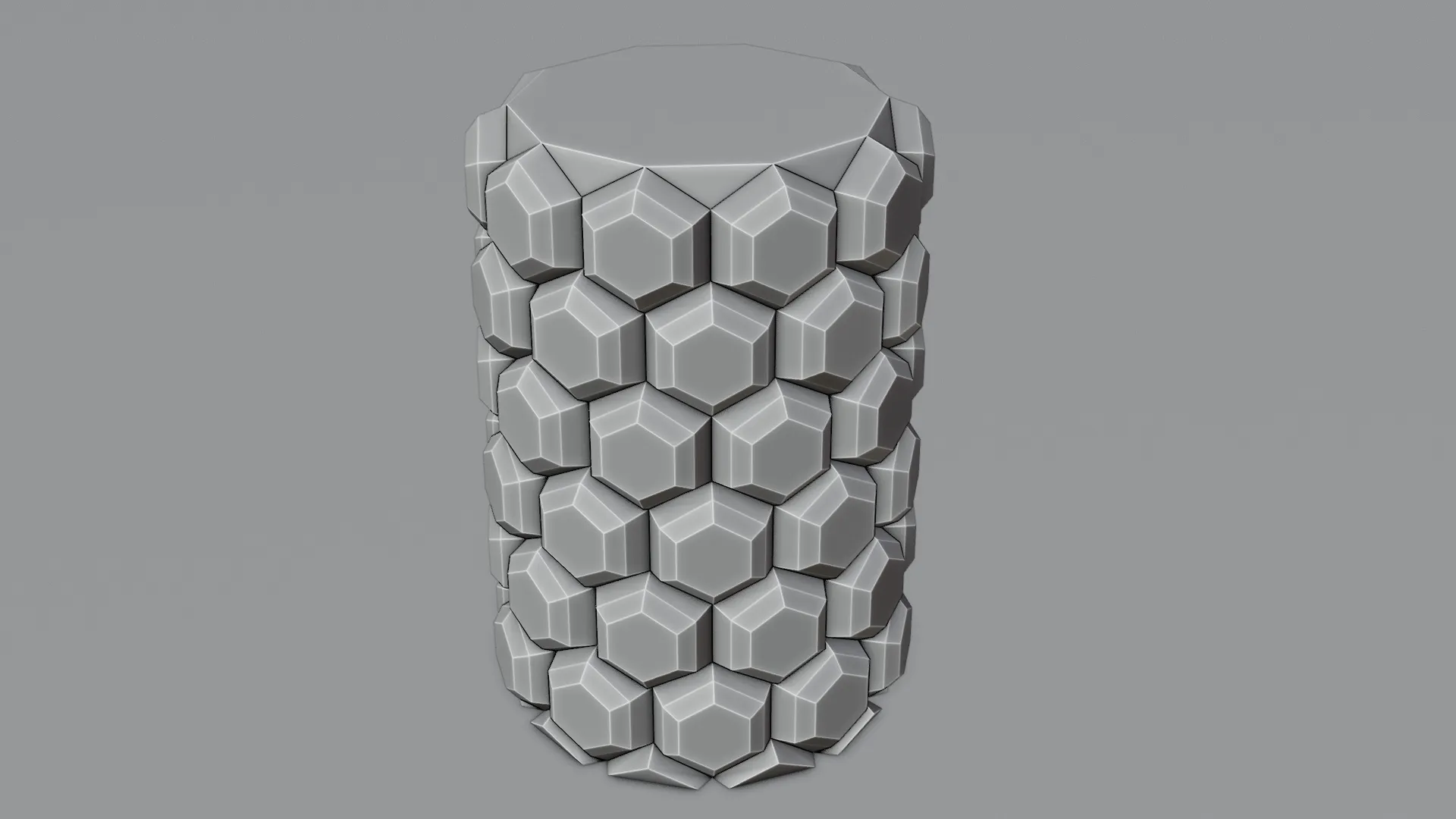 Bình hoa hình lục giác thiết kế hiện đại